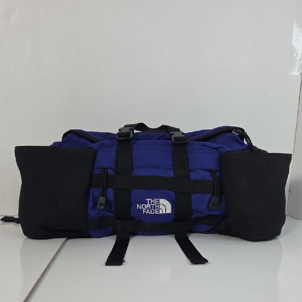 The North Face Mtn Biker Lumbar Blue and Black Bag